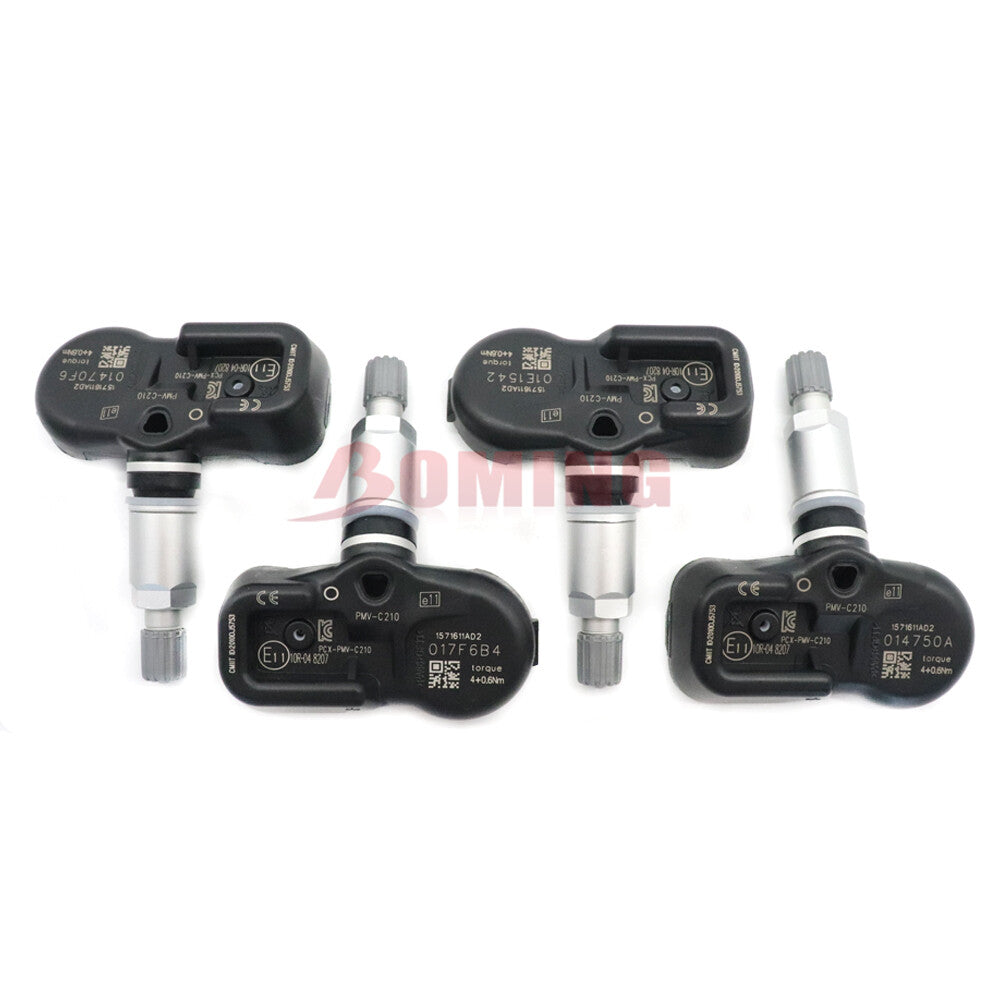 4x TPMS Fits for Toyota RAV 4 IV 2014 Tire Pressure Monitor Sensor PMV-C210