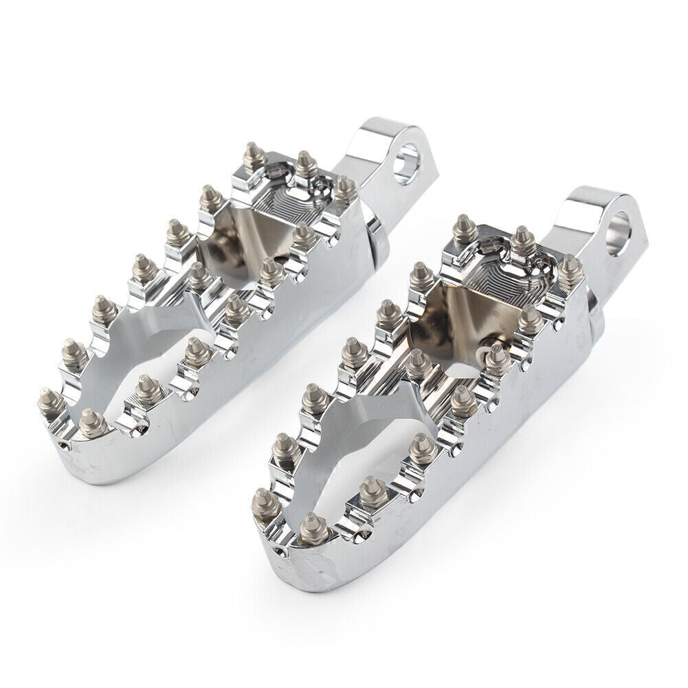 Chrome Rear Foot Pegs Footrest for XG500 XG750 Sportster XL883 XL1200R Dyna MH