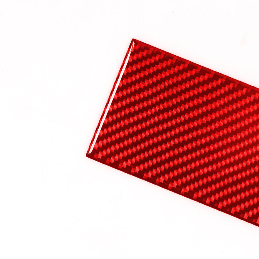 Red Carbon Fiber Steering Wheel Chin Cover Trim for Toyota Supra A90 2019-2022