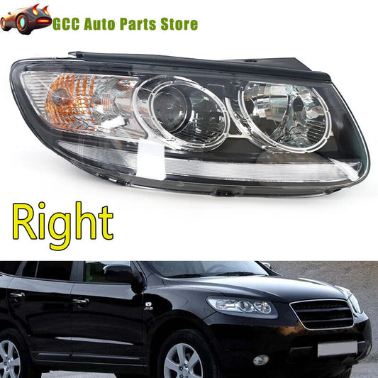 Right Front Bumper Halogen Headlight Headlamp for Hyundai Santa Fe 2007-2012