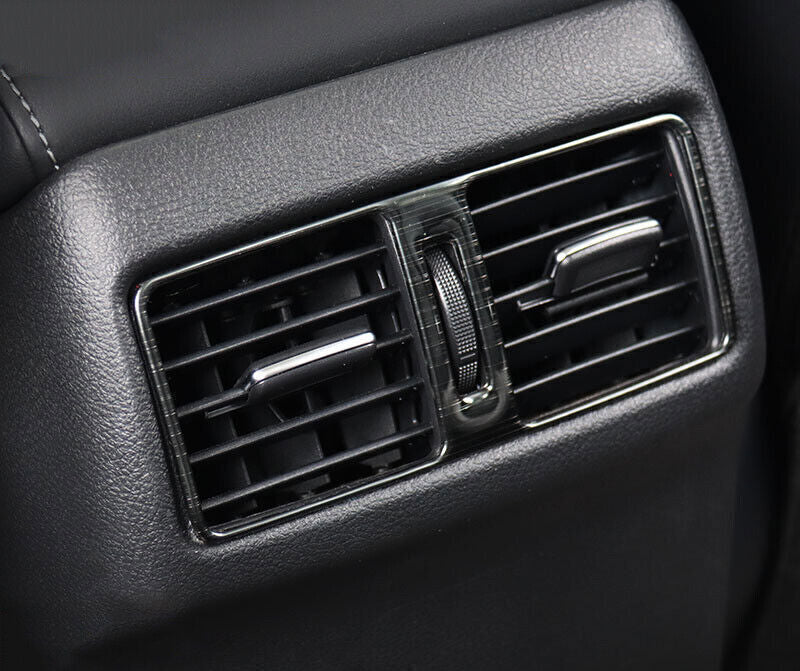Car Rear Air Outlet Vent Frame Trim Fit for Nissan Sentra 2020-22 Black Titanium