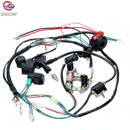 Startor Wiring Harness Loom for Quad ATV Taotao Kazuma 50 70 90cc 110cc 125cc