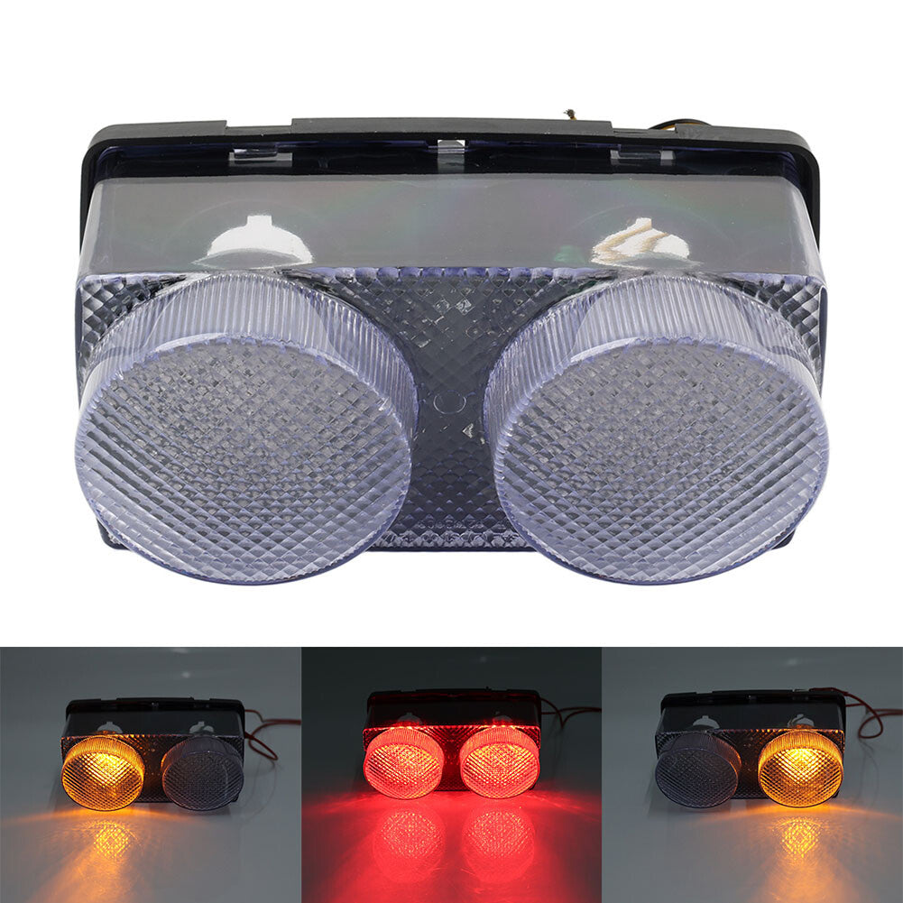 Motorcycle Clear Rear Tail Light Brake Turn Signal Fit for Yamaha YZF R1 1998-1999