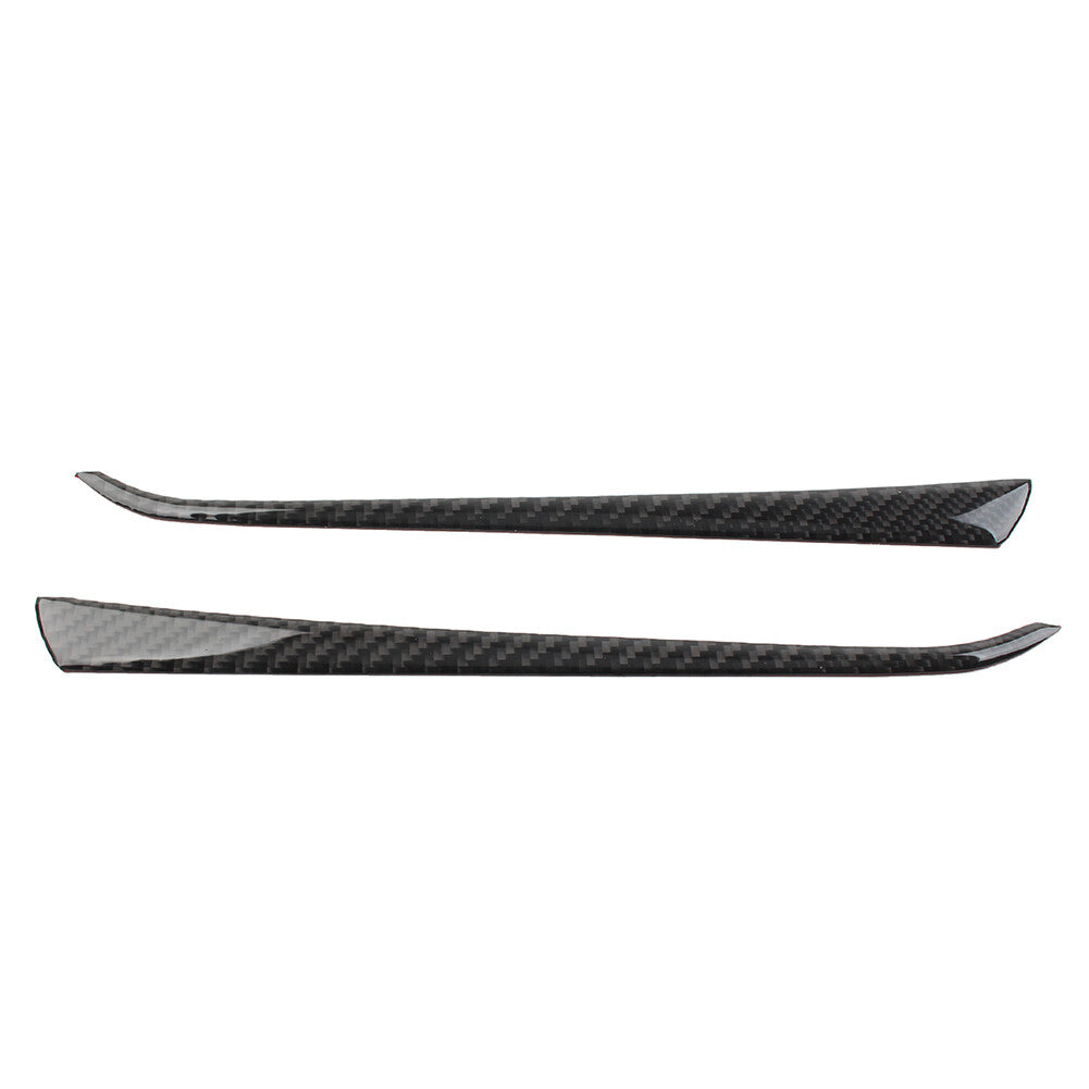 2x Rear View Side Mirror Strip Trim Fit for Chevrolet Equinox 2018-2021 Carbon Fiber