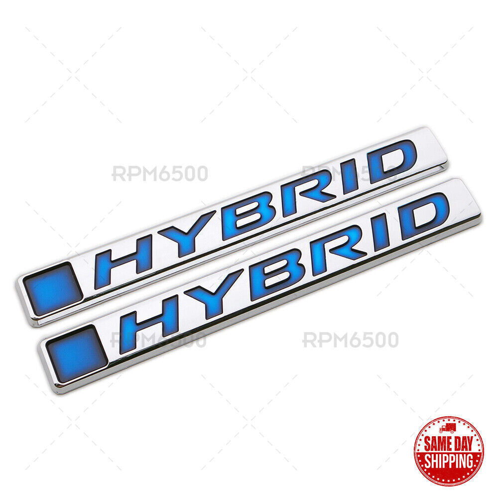 SET for Honda HYBRID Trunk Lid Fender Logo Badge Nameplate Emblem Sport ABS