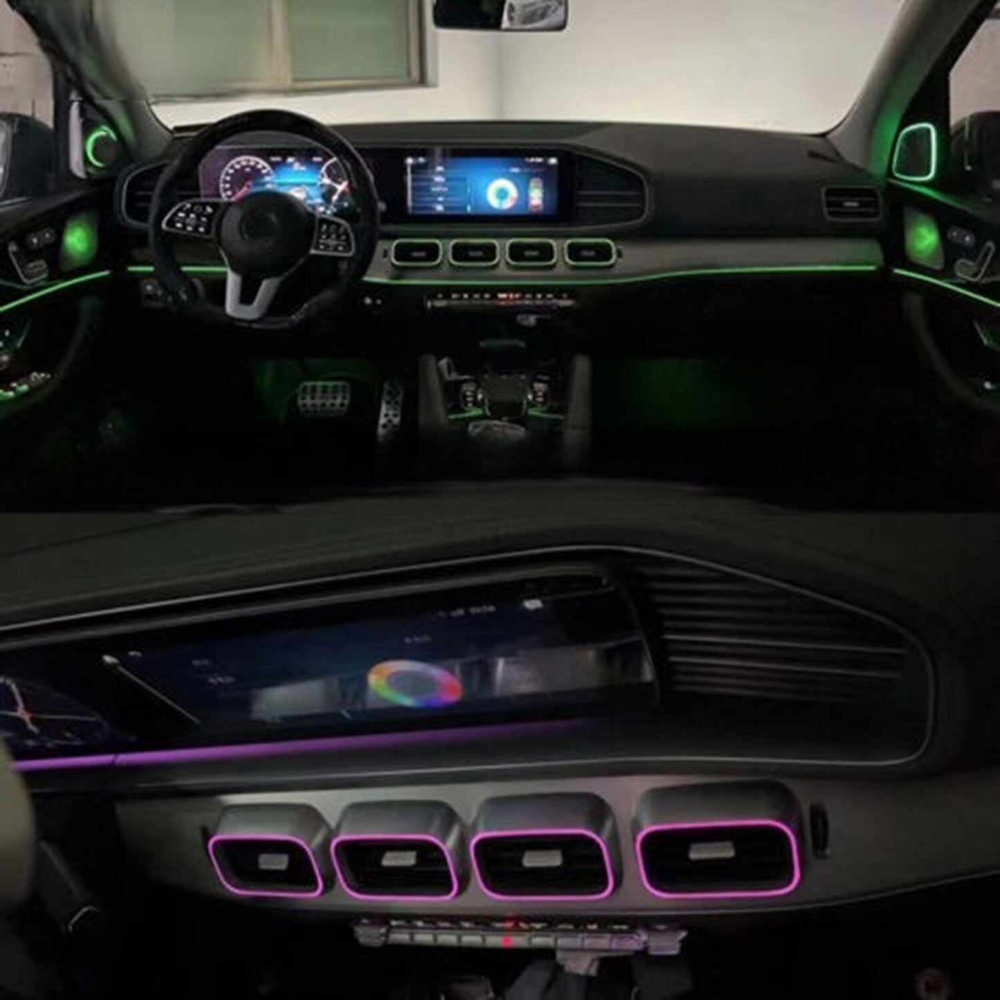 LED Air Vent Ambient Light for Mercedes-Benz GLE GLS W167 20-2023 GLE350 GLE450