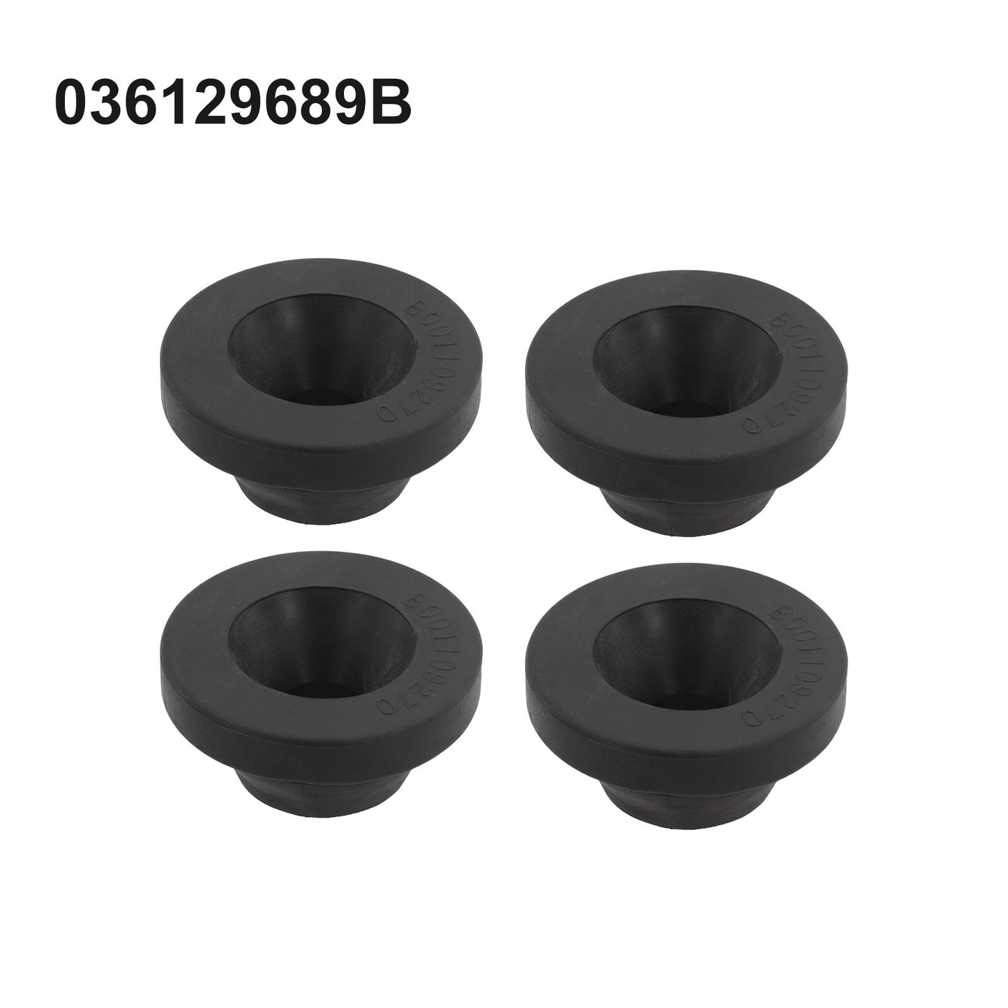 Engine Cover Rubber Mount for Golf 036129689B Set of 4 for Easy Installation