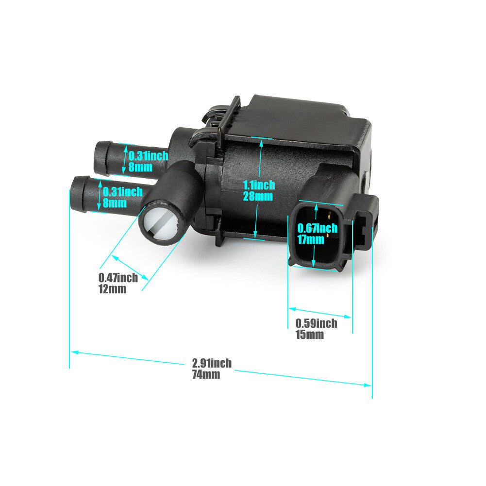 Vacuum solenoid valve (VSV) suitable for 1991-1993 for Toyota Celica and 1995 4Runner.