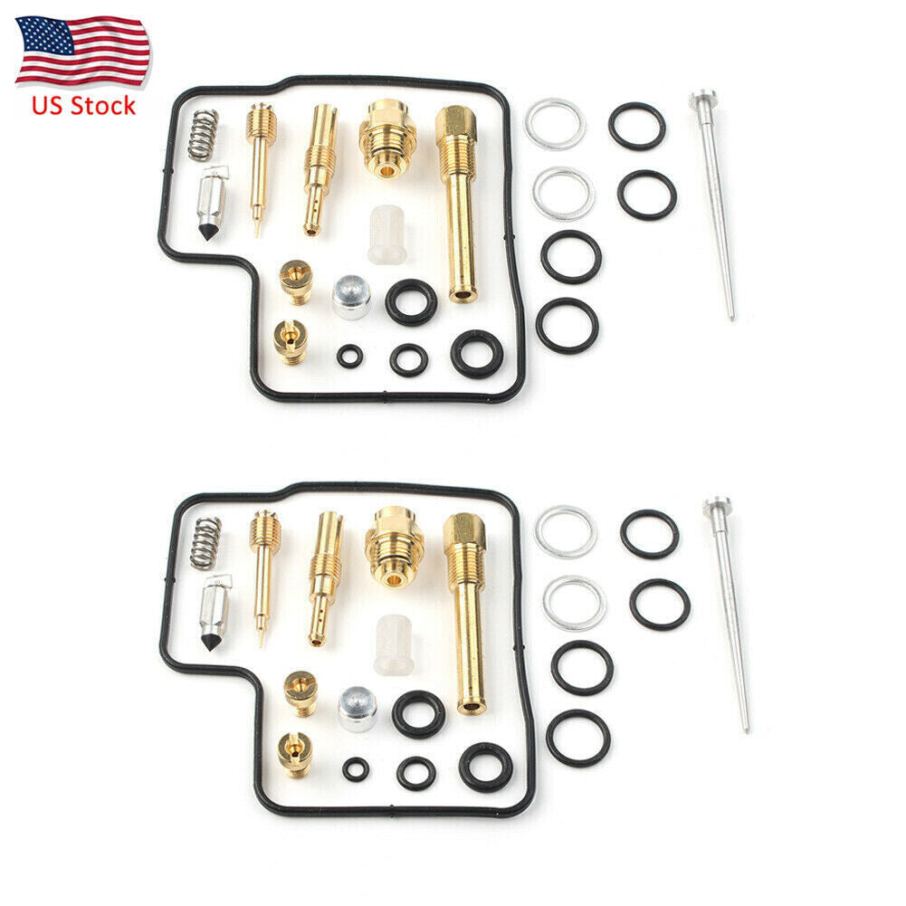 2 Set Carburetor Carb Rebuild Repair Kit for HONDA SHADOW 1100 VT1100 KEYSTER