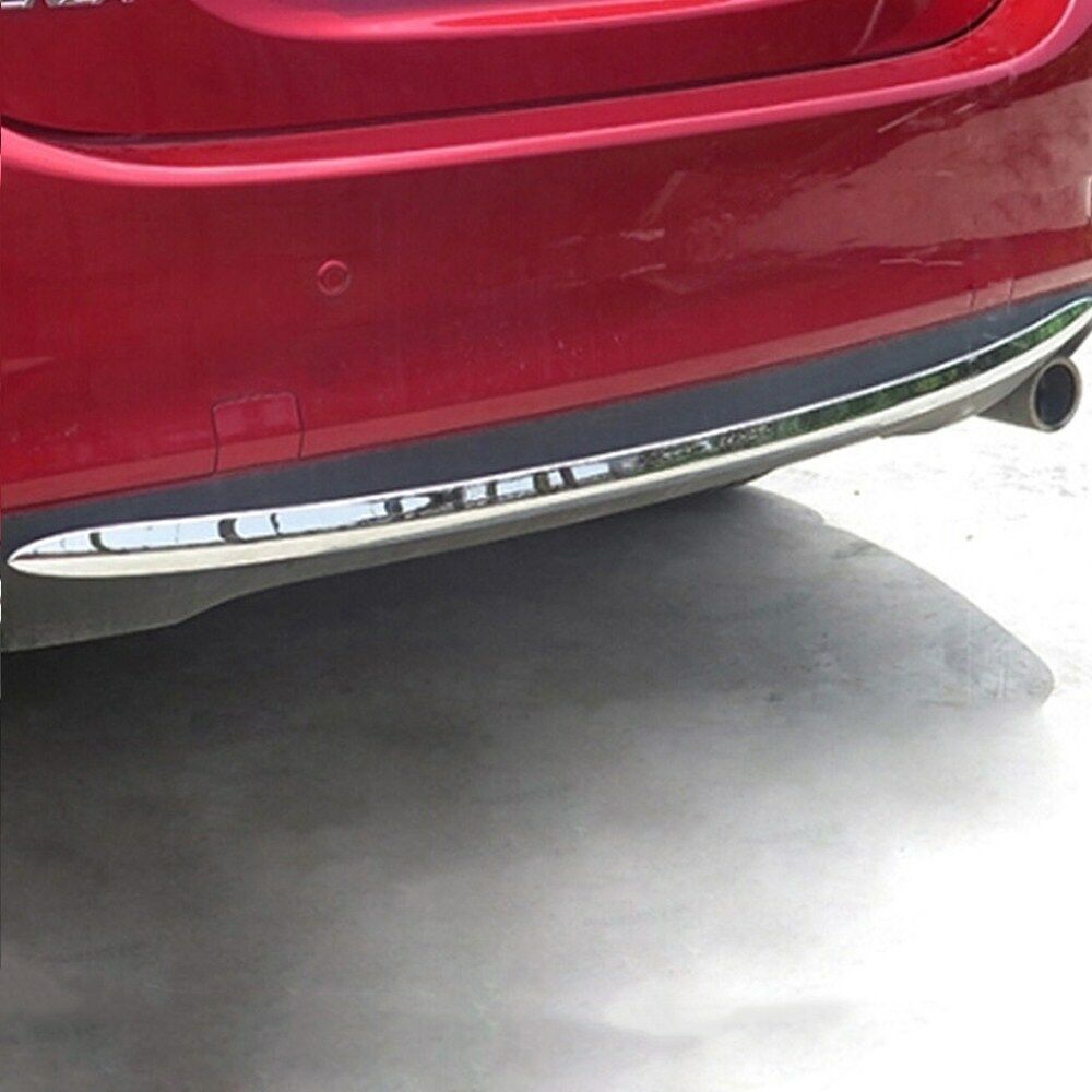 for Mazda 6 ATENZA 2013-2015 Chrome Rear Bumper Bottom Molding Strip Cover Trim