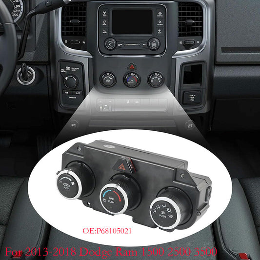 AC Heater Climate Control Unit P68105021 fit 2013-2018 for Dodge for Ram 1500 2500 3500