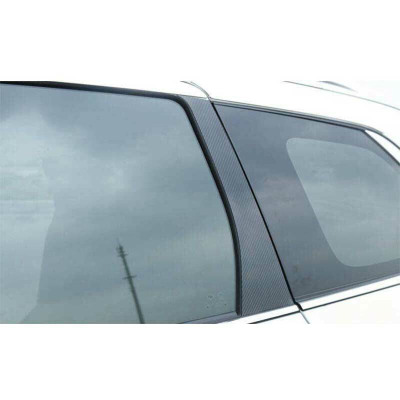 Carbon Fiber Pillar Posts for Mitsubishi Outlander 13-21 6pc Set Door Trim cover