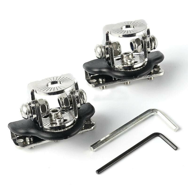 2pcs Stainless Steel Mount Universal Car Auto Hood LED Work Light Bracket Holder