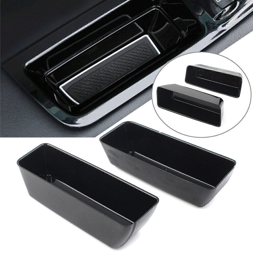 Inner Front Door Handle Armrest Storage Box Tray Bin Kit Fit for Ford Edge 2015-2020