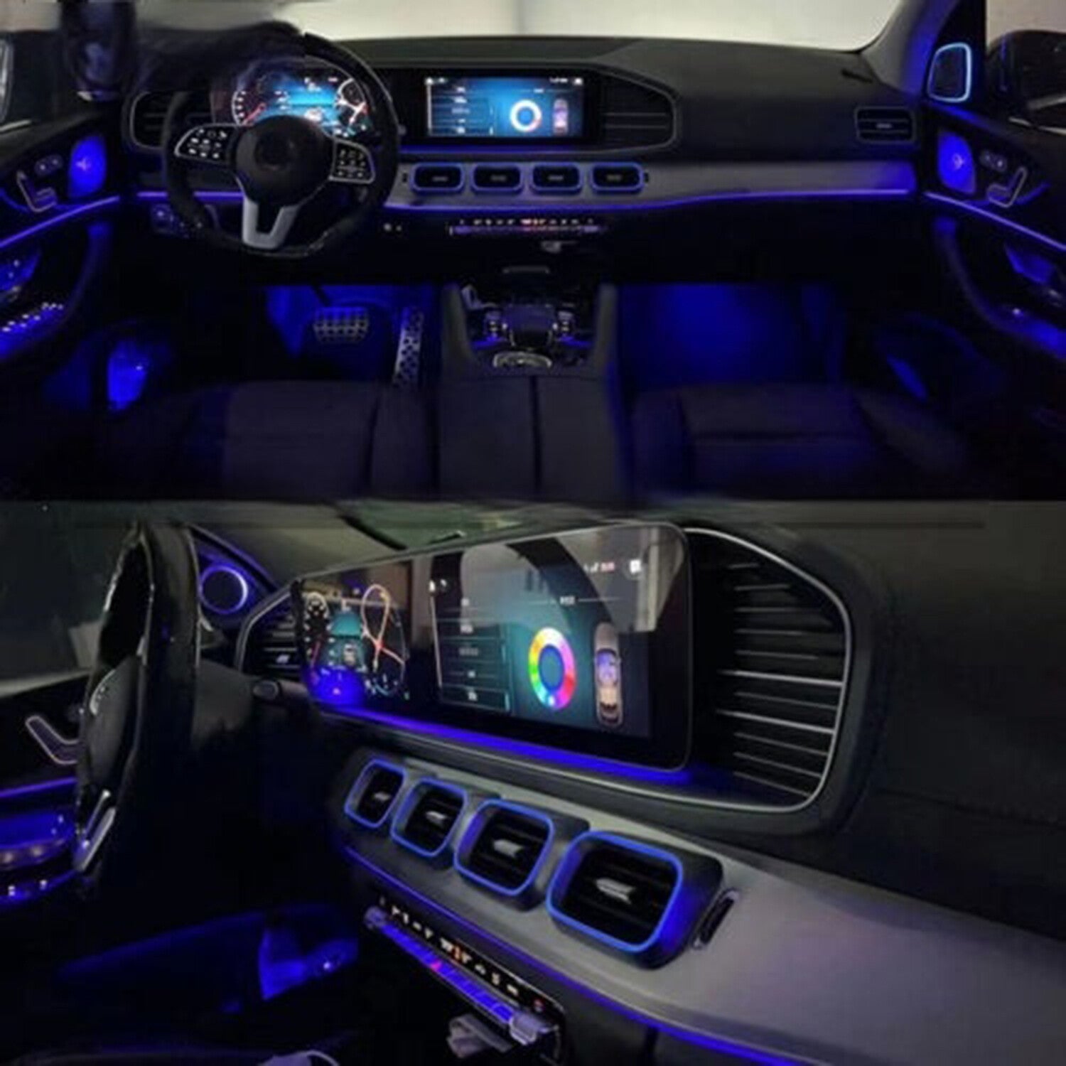 for Mercedes-Benz GLE GLS W167 2020-2023 GLE350 GLE450 Ambient Light Air Vent