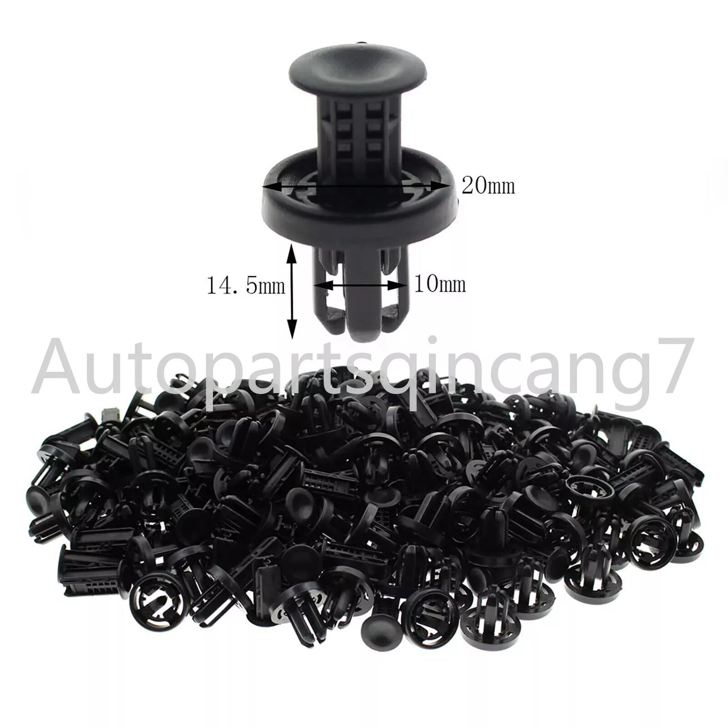 100x Push Type Clips Fits for Honda for Acura Part 91505-TM8-003 Bumber under cover