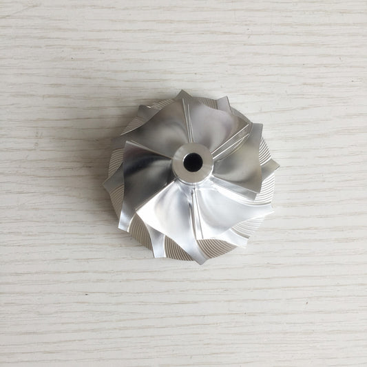 RHF55 48.62/65.00 mm 6+6 blade high-performance turbine blank compressor wheel