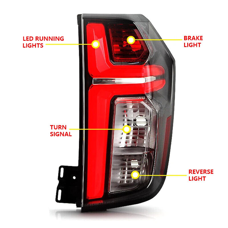 Left Tail Light Brake Lamp For 2021-2022 for Chevrolet Tahoe/Suburban LED Clear Lens