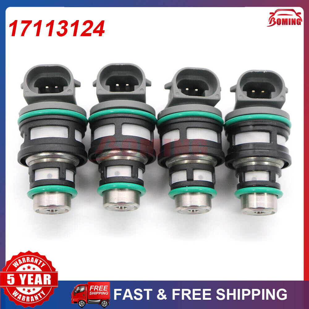 Set(4) 17113124 17113197 New for Chevy for GMC Cavalier for Buick Pontica Fuel Injector