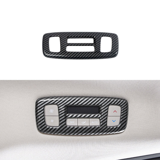 for Kia Carnival 2022-2023 Carbon Fiber Rear Roof AC Button Control Frame Trim