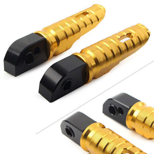 For Street Scrambler 900 T100 T120 Gold 1 Pair Rear Footrests Foot Peg