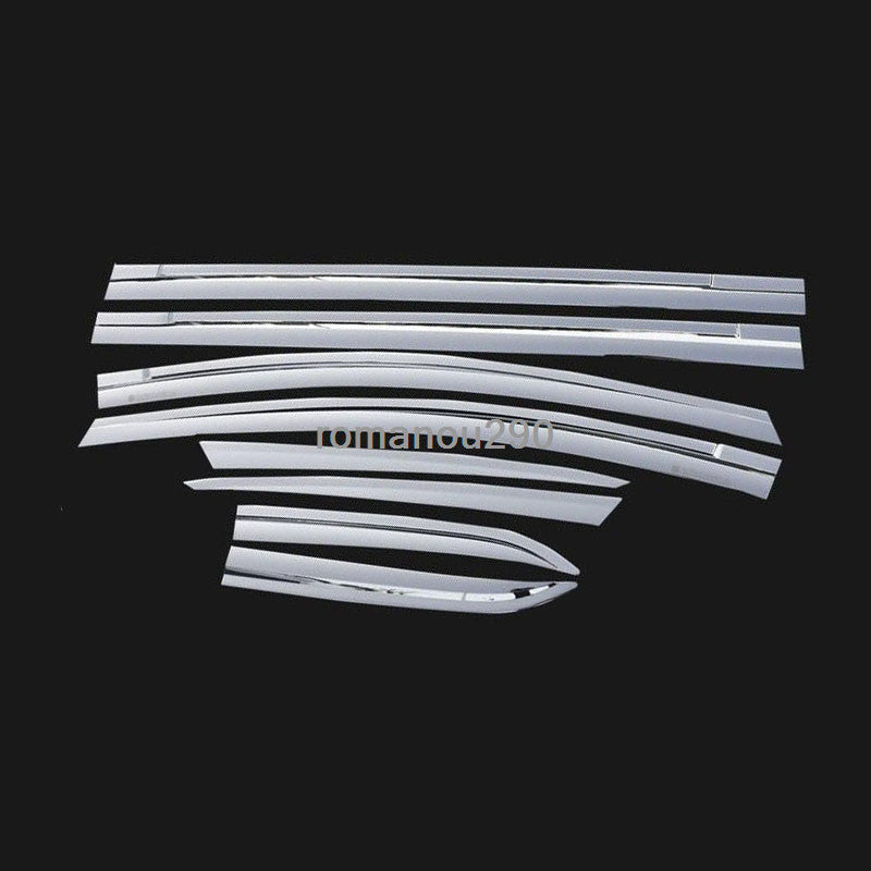 for Toyota for Sienna 2011-2020 silver Window Vent Visor Sun Rain Deflectors Guard