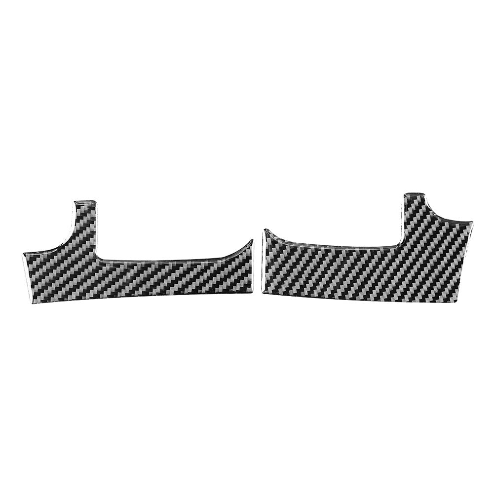 Carbon Fiber Dashboard Air Outlet Cover Trim Fit for Toyota Tundra 2014-21 RHD Black