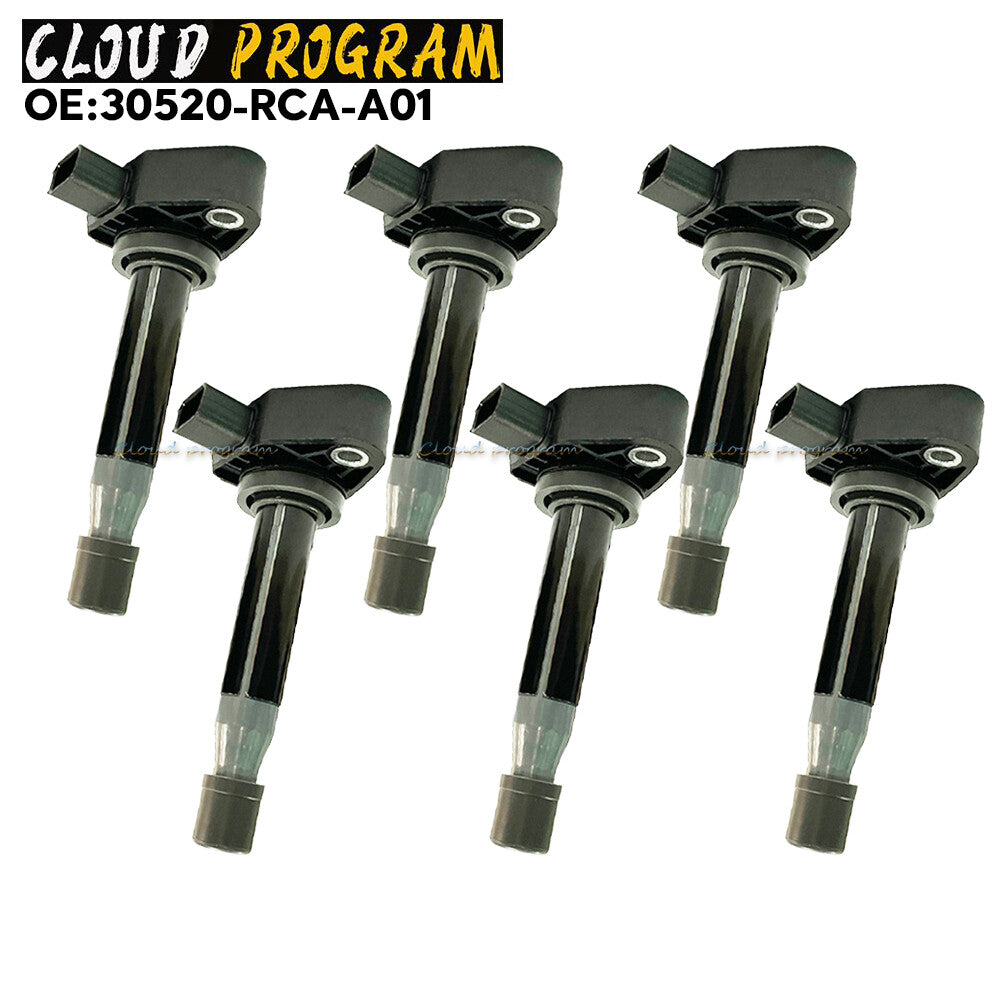 6 PC for Honda Accord Odyssey for Acura CL TL 3.0L 3.2L 3.5L New Ignition Coil Packs