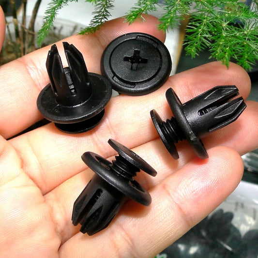 10 Car Bumper Fender Liner Fastener Rivets for Honda for Acura for BMW for Mini Cooper