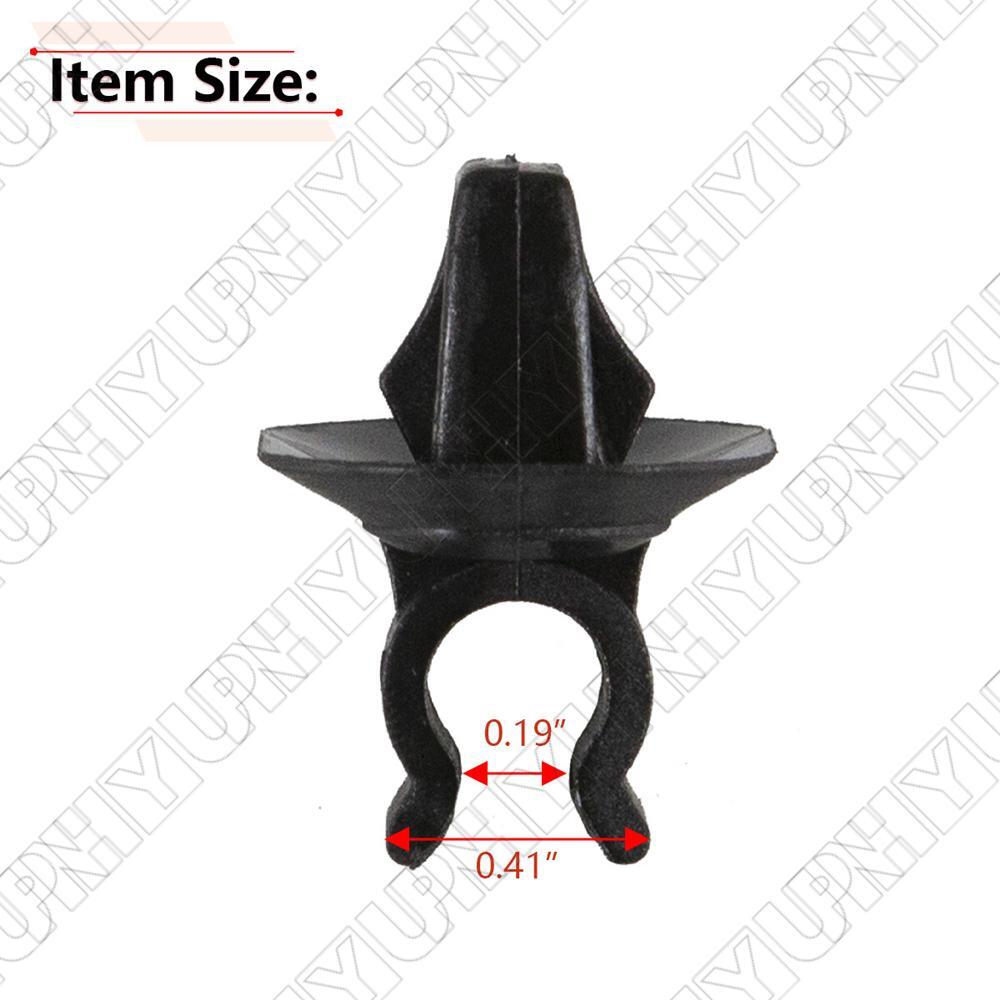 2¡Á Hood Support Prop Rod Clip 6506223AA for Dodge for Charger for Jeep for Wrangler Compass