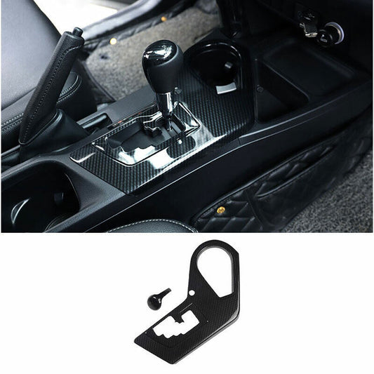 For 2016-2018 for Toyota RAV4 Carbon Fiber Inner Console Gear Shift Cover Trim 2P