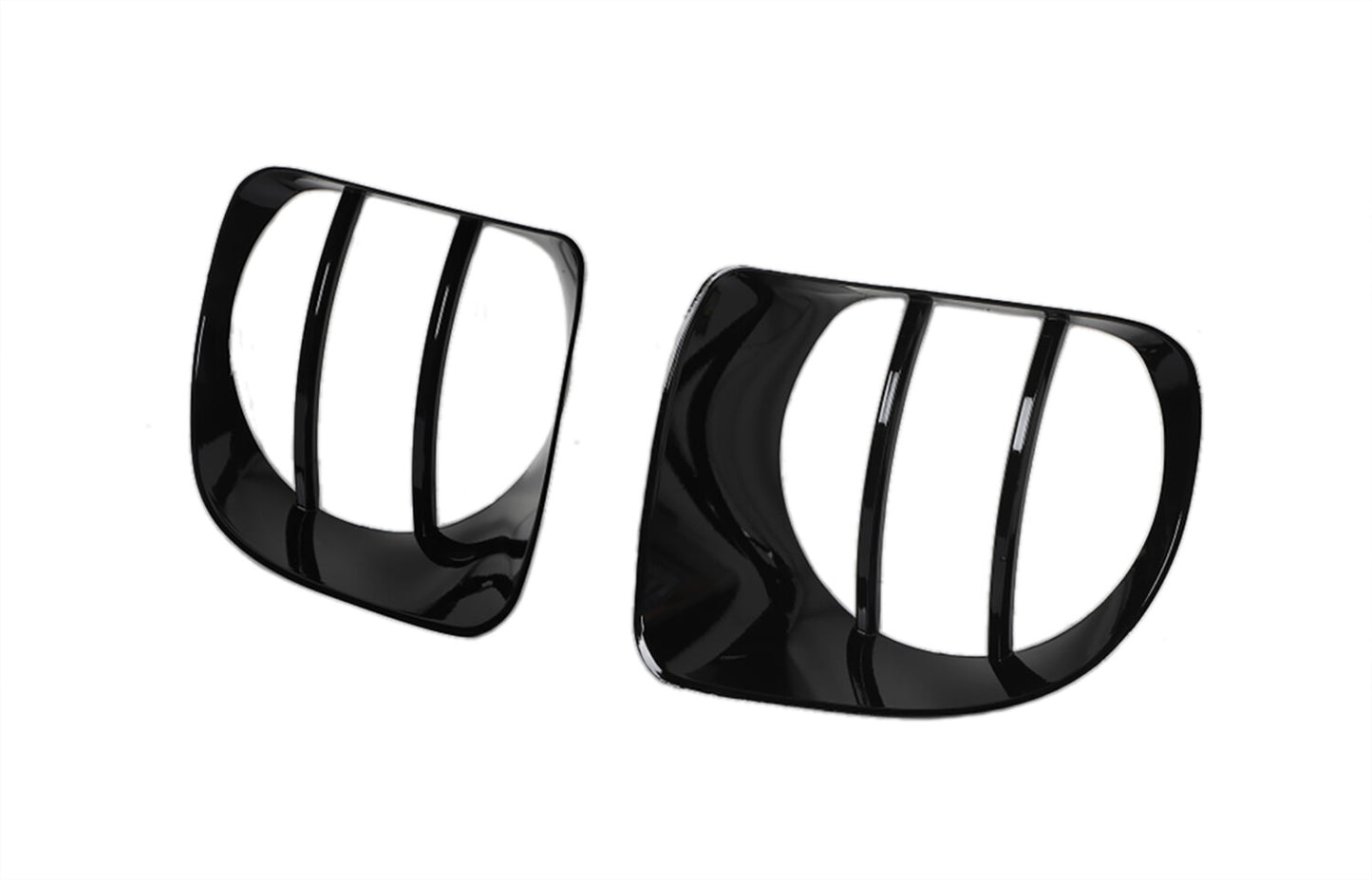 for Jeep Renegade 2019-2022 Black Headlight Bezel Protector Cover Trim ABS Guard