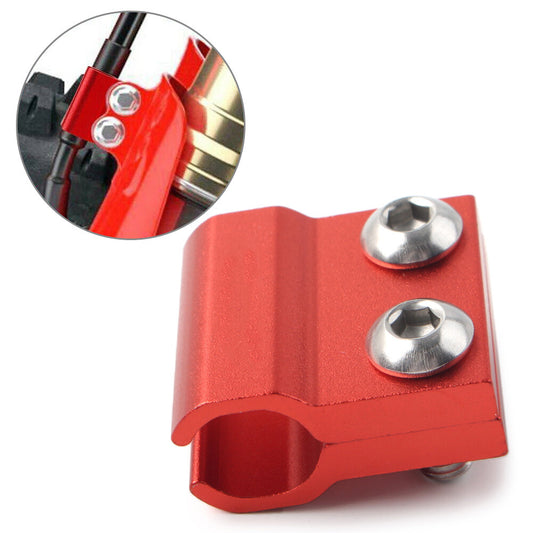 CNC Front Brake Hose Cable Clamp Line Holder Fit for HONDA CRF125/150/250/450R Red