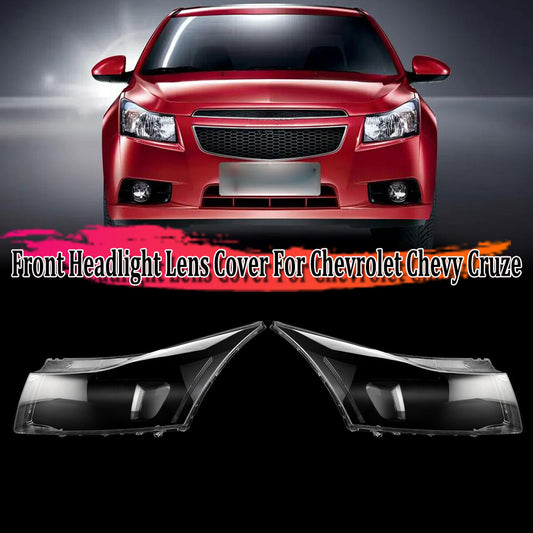Pair Front Headlight Lens Replacement Cover For 2011- 2014 for Chevrolet Chevy for Cruze