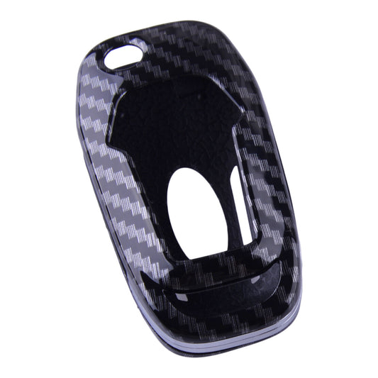 Carbon Fiber Style Remote Key Fob Case Cover Fit for Ford F-150 F-250 EcoSport