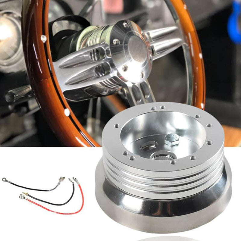 American 5-pin and 6-pin automotive steering wheel hub adapter polished hub connector accessories