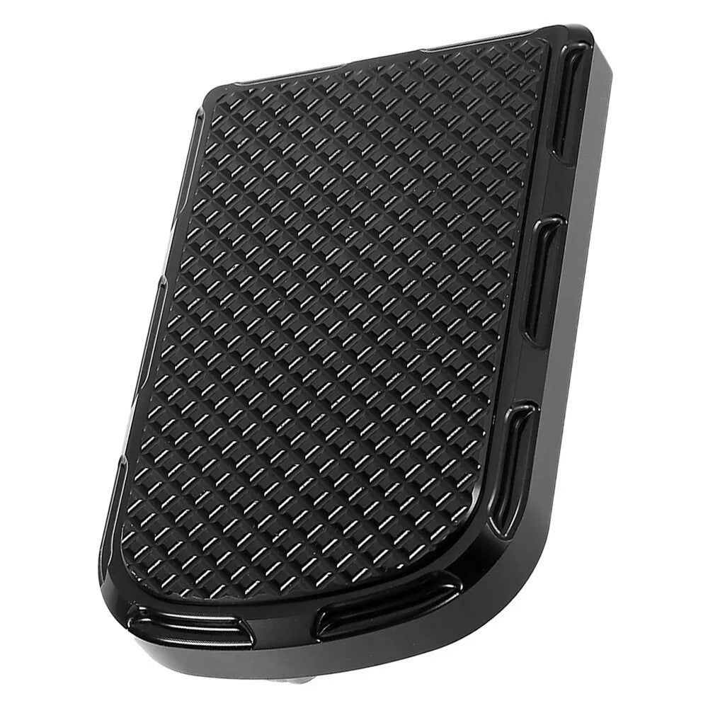 Black Large Brake Pedal Pad Cover for Harley Softail FL Touring Trike Dyna FLD
