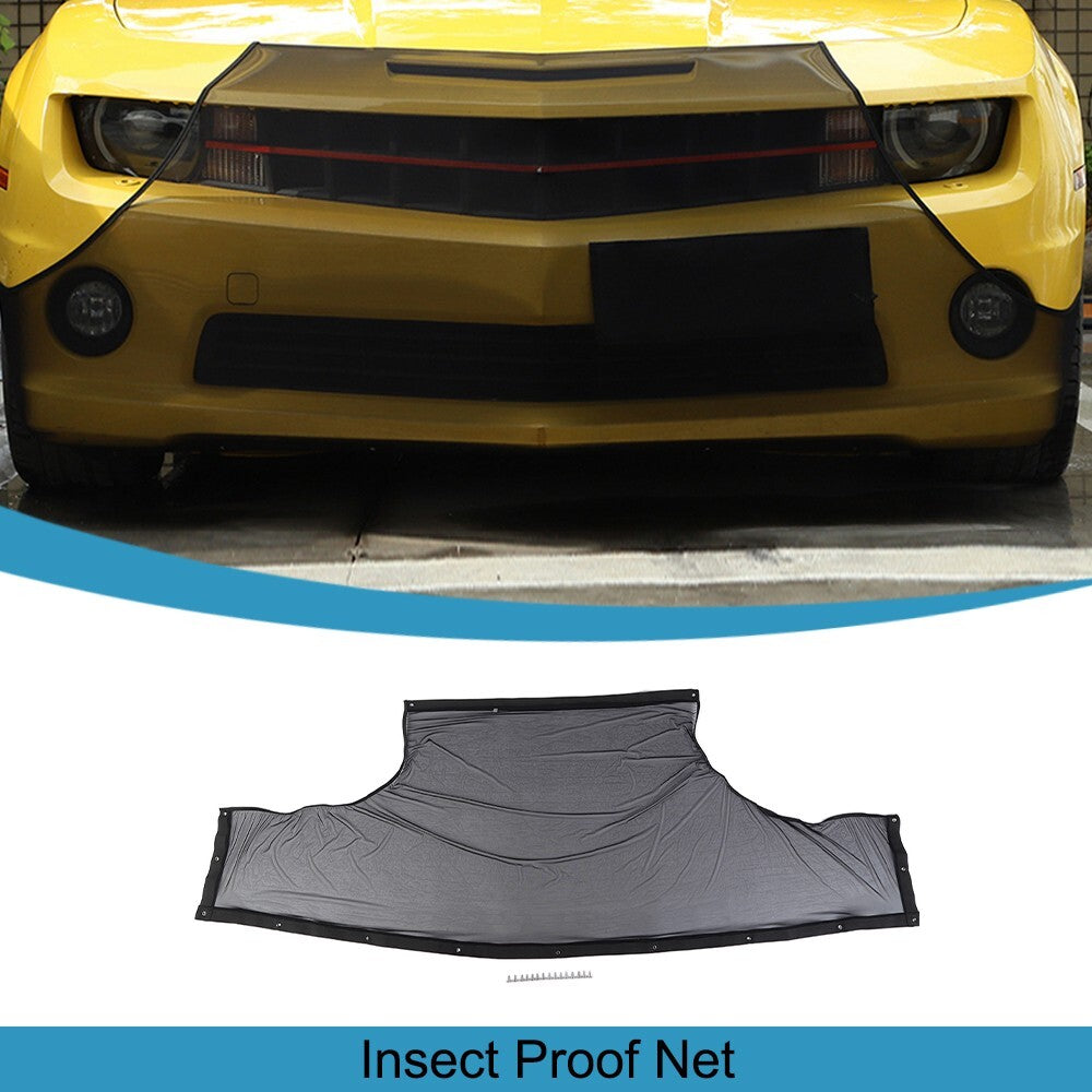 Black Front Grill Insect Proof Net Mesh Cover for Chevrolet Camaro 2010-2023