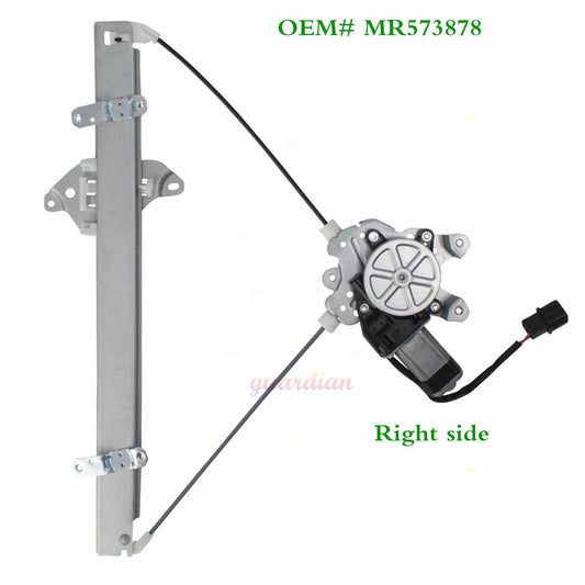 Front passenger MR573878 window adjuster assembly for Outlander 2003-06