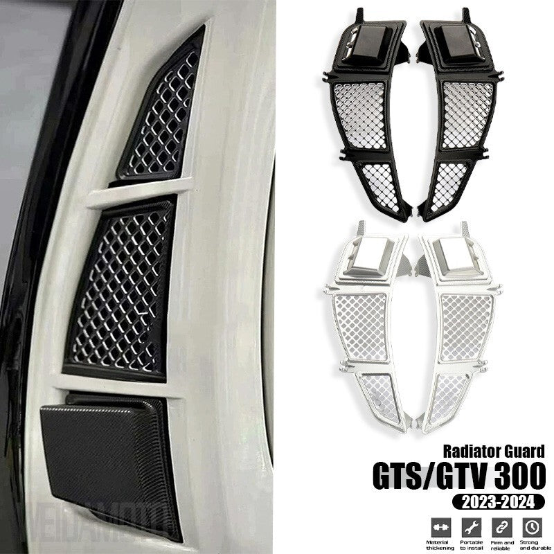 Radiator Grille Guard Cover Oil Cooler Protection For Vespa GTV 300 GTS 300