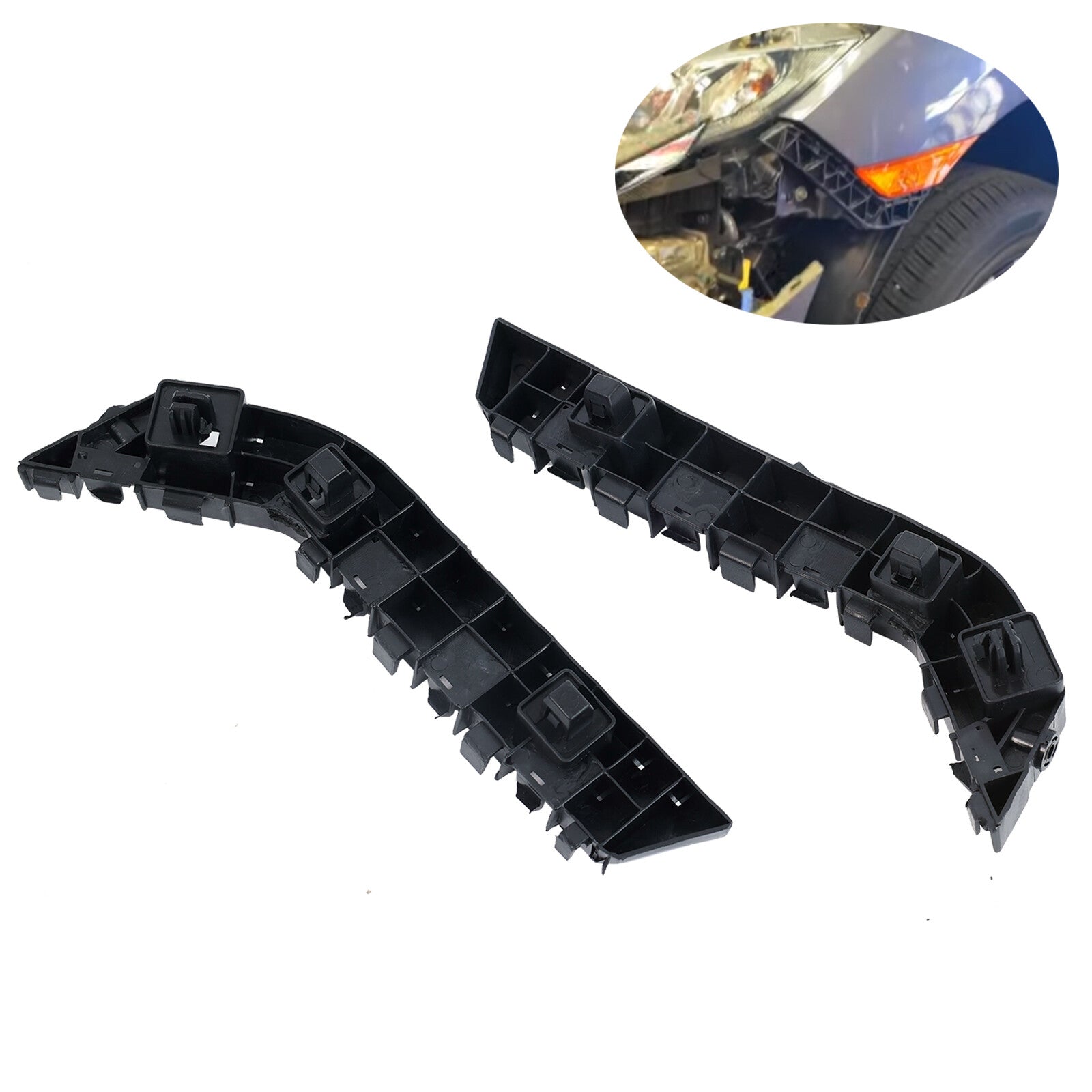 2 x Front Bumper Support Retainer Bracket Left/Right for Honda for Civic 71193TBAA00