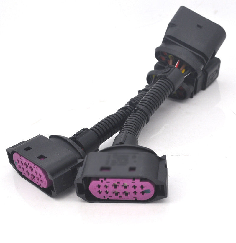 Retrofit halogen to xenon Head light cable wire adaptor for vw R32 GTI MK4 for bora