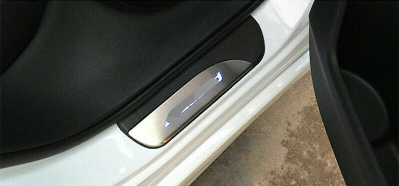 Fit for Honda Accord 2013-2015 Blue Illuminated LED Door Sill Scuff Plate Guard