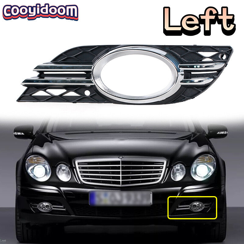 Applicable to 2007-2009 for Mercedes-Benz E-Class W211 Left Front Fog Light Grille Cover Trim