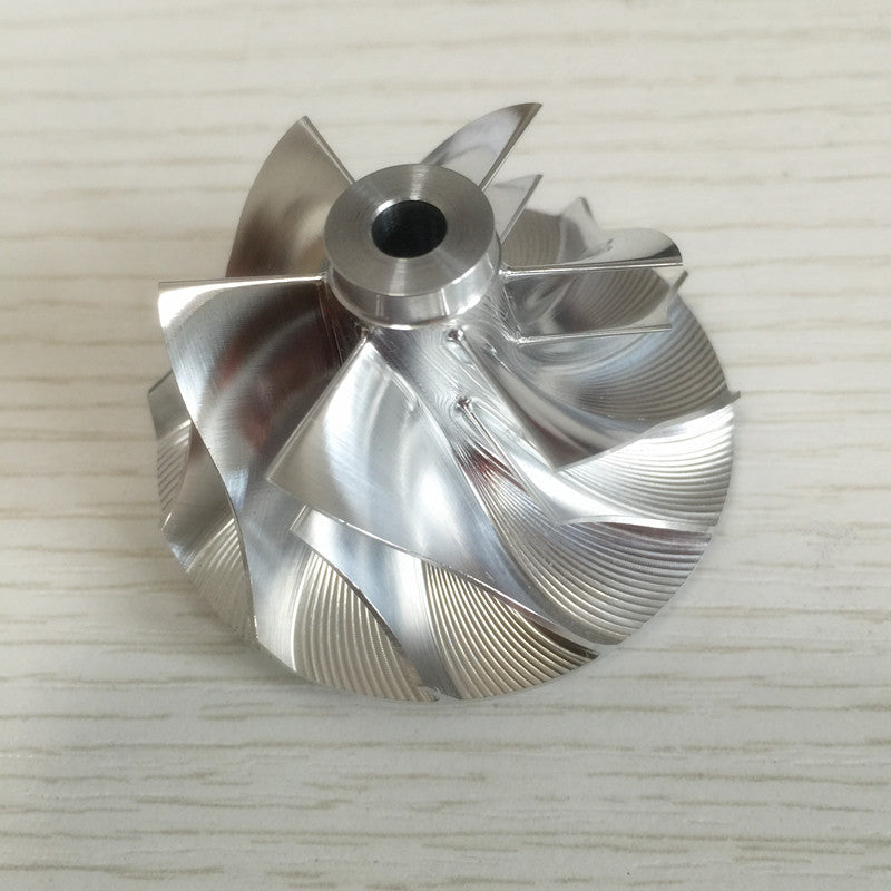 RHF4 6+6 insert 37.36/50.00 mm turbocharger milling/bulk compressor wheel