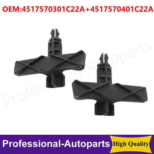 1Pair Front Hood Locking Lower Lock LeftRight Fit for Fortwo 2008-2012