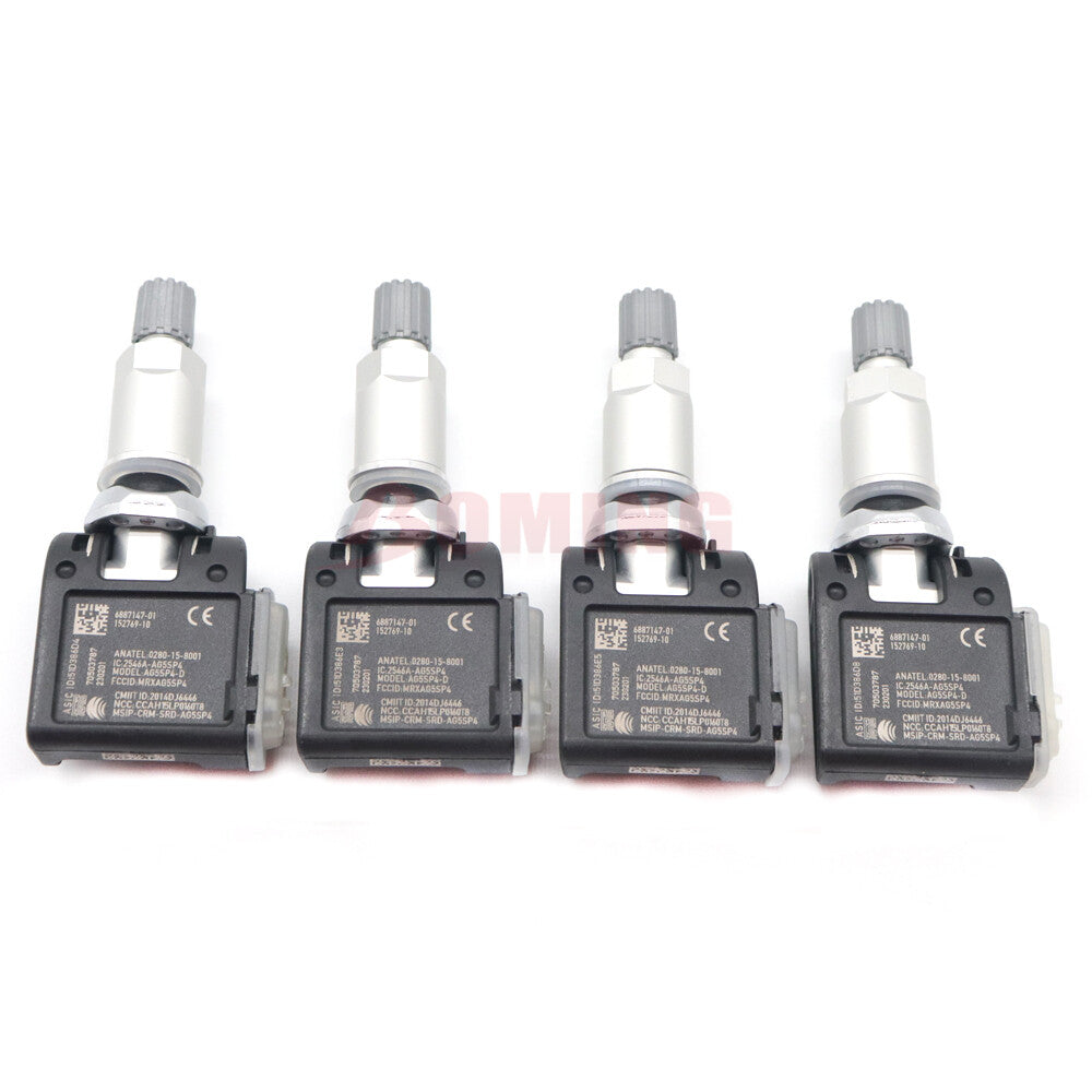 4-pack TPMS tire pressure monitoring sensors 36106887147 suitable for BMW 5, 6, 7, X3, X4, X5