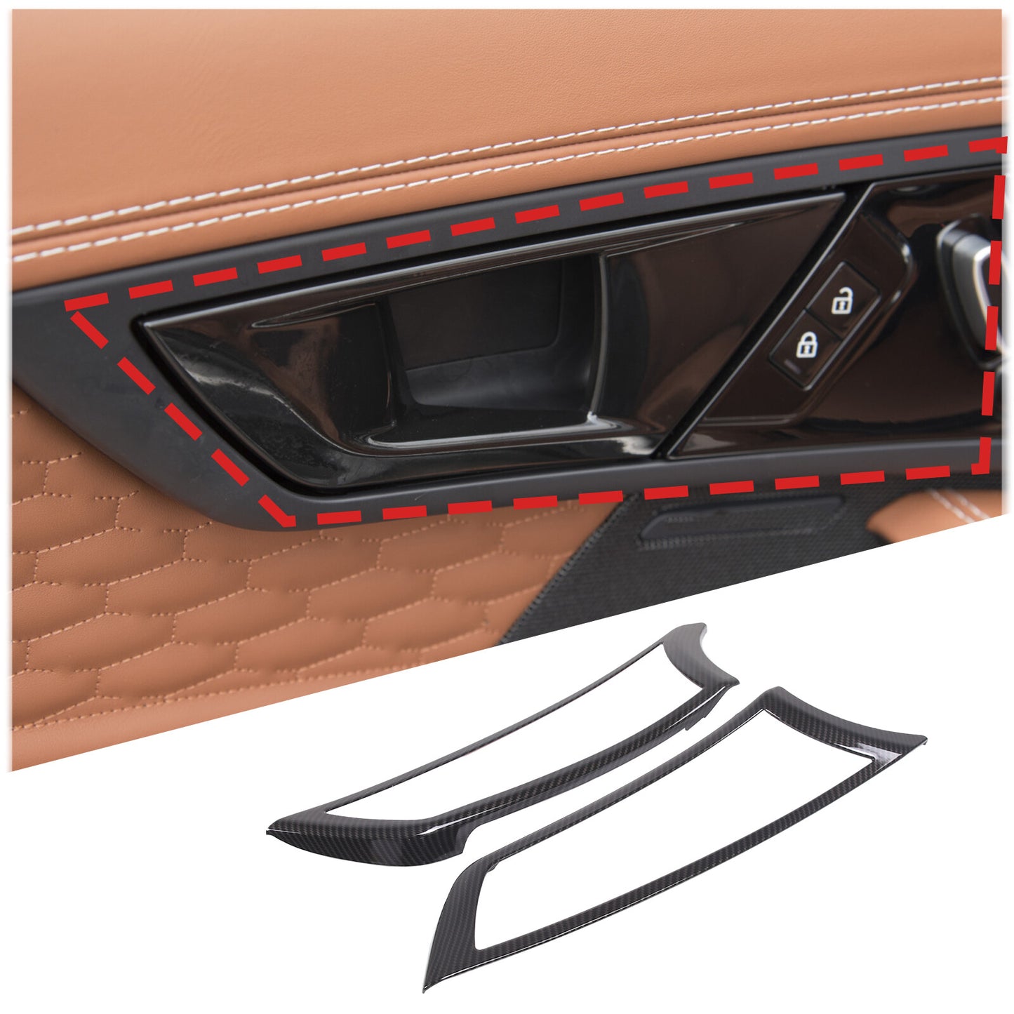 ABS black side fender vent replacement parts for Land Rover Discovery 5 2017-2023