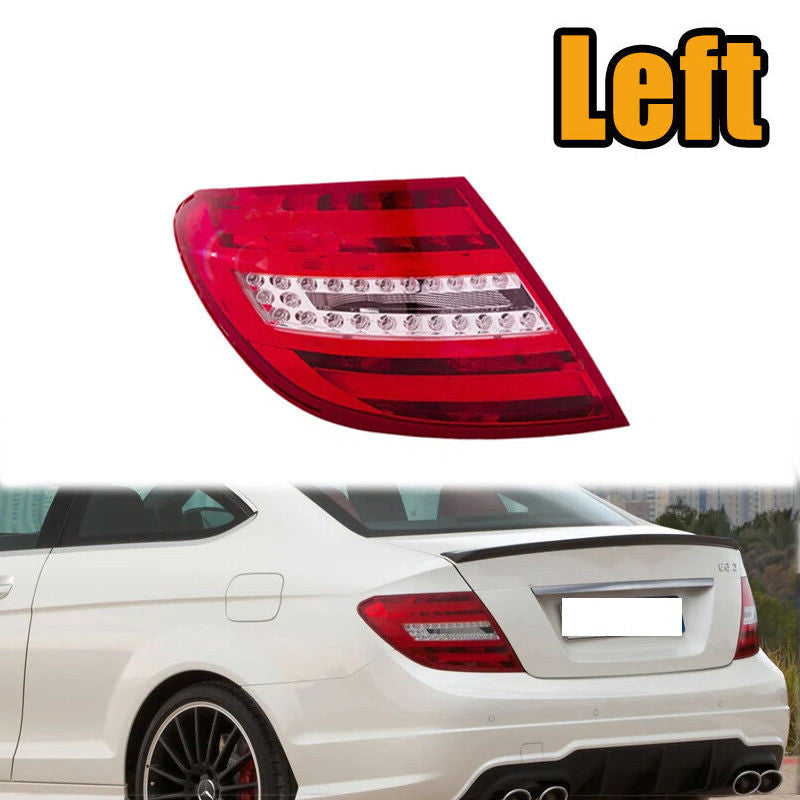 Left for Mercedes Benz C Class W204 2011-2014 Tail Light Tail Stop Signal Light