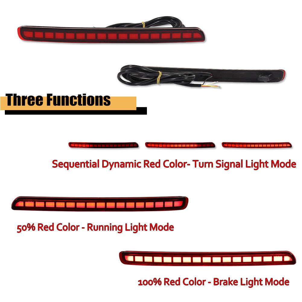 2019 - 2023 LED Rear Fog Lights/Brake Warning Lights for Toyota for Corolla Hatchback